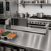 Thumbnail image #2 for Duke Stainless Steel 7-Inch Deep Dish Shelf for 6-Well Units