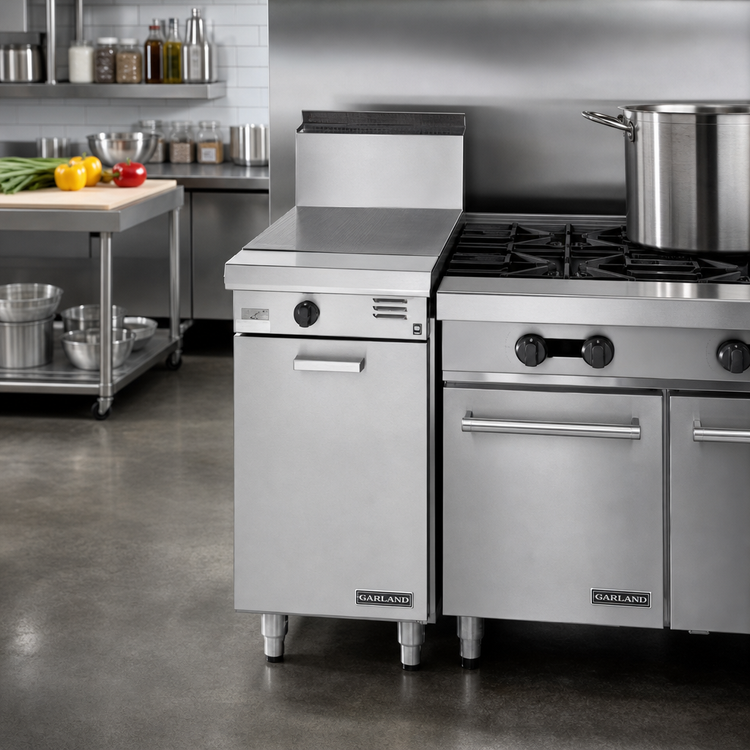 Product image #2 for Garland Master Series Heavy Duty 17-Inch Gas Modular Add-A-Unit Hot Top Range Section