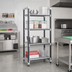 Thumbnail image #2 for Cambro Camshelving Elements XTRA 4-Tier Stationary Starter Polymer Shelving Unit, 24
