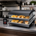 Thumbnail image #2 for Hatco Glo-Ray Designer Slant Dual Shelf Heated Glass Merchandiser Warmer, 27-Inch Countertop