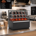 Thumbnail image #2 for Reveal Heated Self-Service Countertop Hot Food Display Case, 47-3/4 Inch Wide, Convection Heat