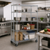 Thumbnail image #2 for EAGLEbrite 4-Tier Wire Shelving Dolly Truck with 48