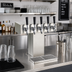 Thumbnail image #2 for Perlick 4006-5B Standard Base 5-Faucet Tee Draft Beer Tower, Countertop, Glycol-Cooled, Stainless Steel