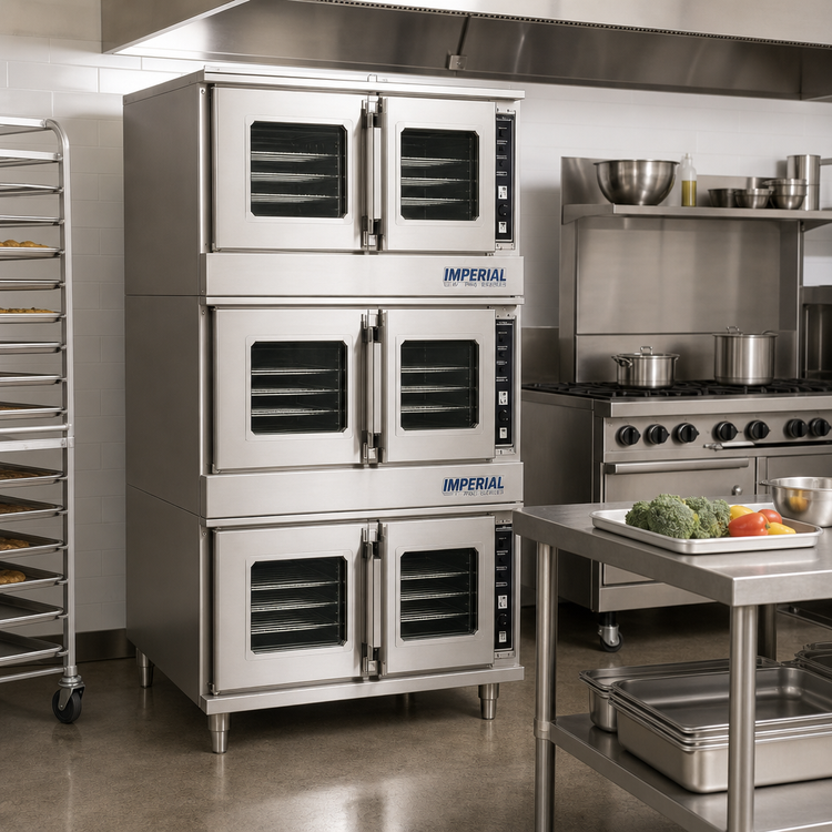 Product image #2 for Imperial Pro Series PRV-3 Triple Deck Gas Provection Oven, 36-Inch Wide