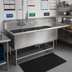 Thumbnail image #2 for John Boos Pro-Bowl 3-Compartment Sink with 30-Inch Right Drainboard, 14 Gauge 300 Series Stainless Steel