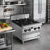 Thumbnail image #2 for Bistro 36-Inch Modular Restaurant Gas Range with 6 Open Burners, Stub Back, 180,000 BTU