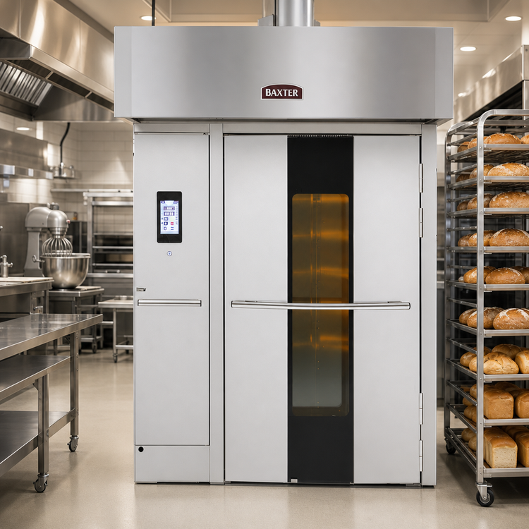 Product image #2 for Baxter OV520G2 Gas Rotating Rack Oven with Smart Touch Programmable Controls