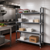 Thumbnail image #2 for Cambro Camshelving Elements XTRA 4-Shelf Solid Stationary Add-On Polymer Shelving Unit, 21