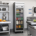 Thumbnail image #2 for Beverage-Air Horizon Series One-Section Right-Hand Hinged Glass Door Reach-In Refrigerator, Top-Mount, 22.28 Cu. Ft.