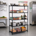 Thumbnail image #2 for Quantum Black Epoxy Wire Shelving Starter Kit with 5 Shelves, 36