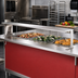 Thumbnail image #2 for Vollrath 4-Series Signature Server ADA Customer-Side Stainless Steel Plate Rest with Lift-Off Bracket, 46 x 7 Inches