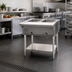 Thumbnail image #2 for Eagle Group 33-Inch Electric Hot Food Table, Open Base, 2 Dry Wells, 208V 3-Phase