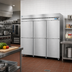Thumbnail image #2 for Hoshizaki Steelheart Three-Section Reach-In Freezer with Half-Height Solid Doors, 79.03 Cu. Ft.