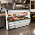Thumbnail image #2 for Howard-McCray 34N Series Remote Double-Duty Full-Service Deli Meat & Cheese Service Case, 96 Inches, LED, White