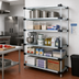 Thumbnail image #2 for Quantum 72-Inch Wide x 21-Inch Deep x 86-Inch High Stationary Solid Shelving Starter Kit with 5 Shelves