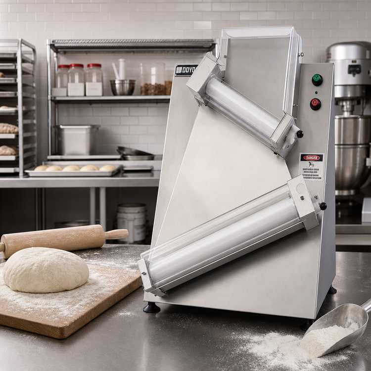 Product image #2 for Doyon Countertop Dough Sheeter with 18-Inch Width, Teflon Rollers and 1/2 HP Motor