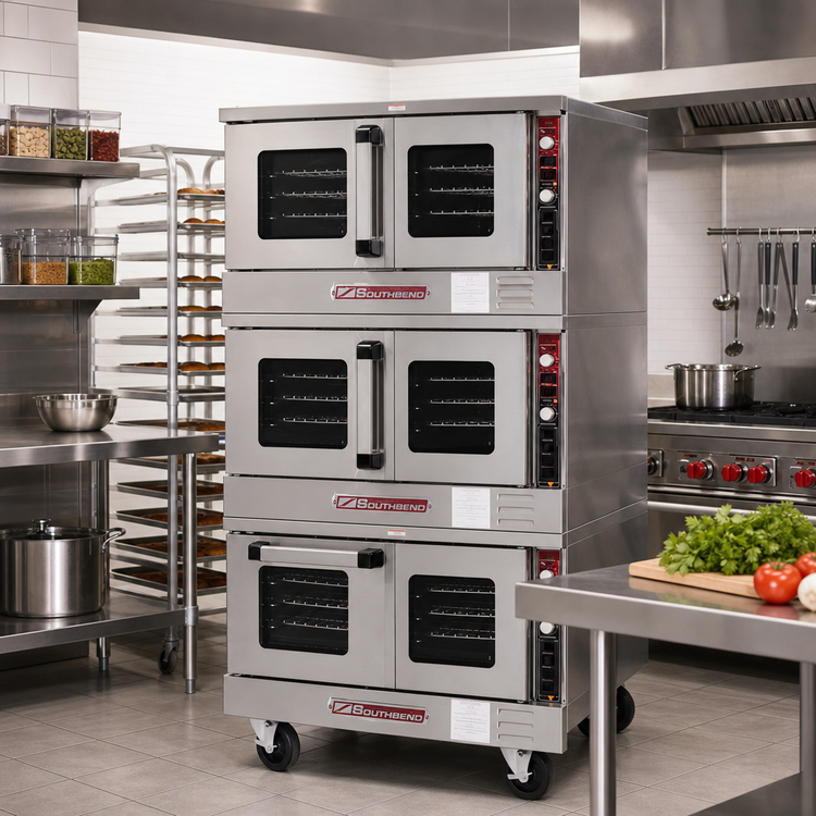 Product image #2 for Southbend TruVection TVGS/32SC Triple-Deck Low-Profile Gas Convection Oven