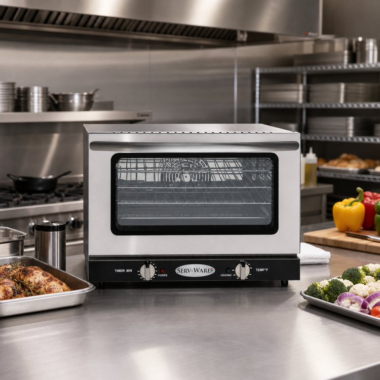 Product image #2 for Serv-Ware ECO-47 Half-Size Countertop Electric Convection Oven