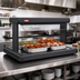 Thumbnail image #2 for Hatco Glo-Ray 72-Inch Pass-Thru Countertop Buffet Warmer with Heated Base, Double Acrylic Sneeze Guards, and 5-Pan Capacity