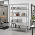 Thumbnail image #2 for Red-i-Pak 4-Tier Wire Shelving Unit with QuadTruss Shelves, 48