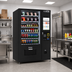 Thumbnail image #2 for KoolMore Refrigerated Snack and Drink Vending Machine with 60 Slots, 21.5-Inch Touch Screen, Bill Acceptor, and Credit Card Reader