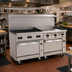 Thumbnail image #2 for Wolf Challenger XL 72-Inch Gas Restaurant Range with 6 Open Burners, 36-Inch Griddle and 2 Ovens