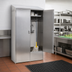 Thumbnail image #2 for Eagle Group Double-Width Mop Sink Cabinet with 8-Inch Deep Sink, Faucet, Shelves, and Keyed Locks