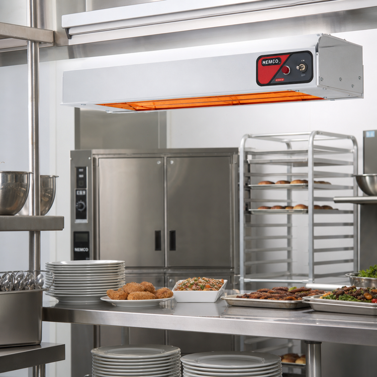 Product image #2 for Nemco 36-Inch Dual Unlighted Infrared Strip Heater with Infinite Temperature Control, 208V