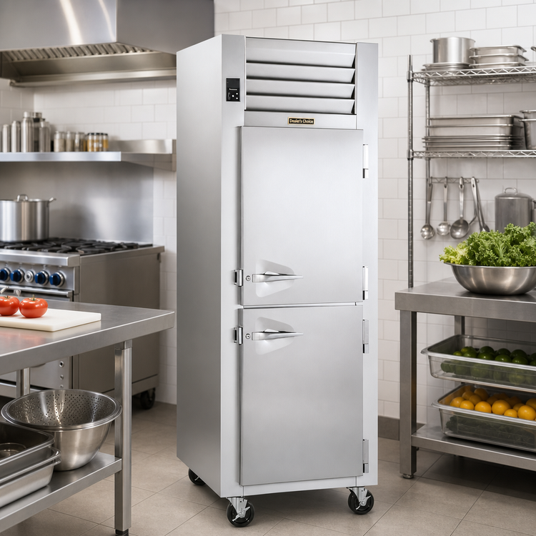 Product image #2 for Dealer's Choice G Series One-Section Reach-In Freezer, Self-Contained, Solid Door