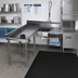 Thumbnail image #2 for Eagle Group Left-Hand Island Soiled Dishtable with 20 x 20 x 5 Pre-Rinse Sink, 108-Inch Machine-to-Corner and 60-Inch Corner-to-End, 16 Gauge 430 Stainless Steel Top