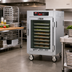 Thumbnail image #2 for Metro C5 8 Series Half-Height Pass-Thru Controlled Temperature Holding Cabinet with Combination Doors, Universal Slides, 8 Full-Size Sheet Pan Capacity, 120V