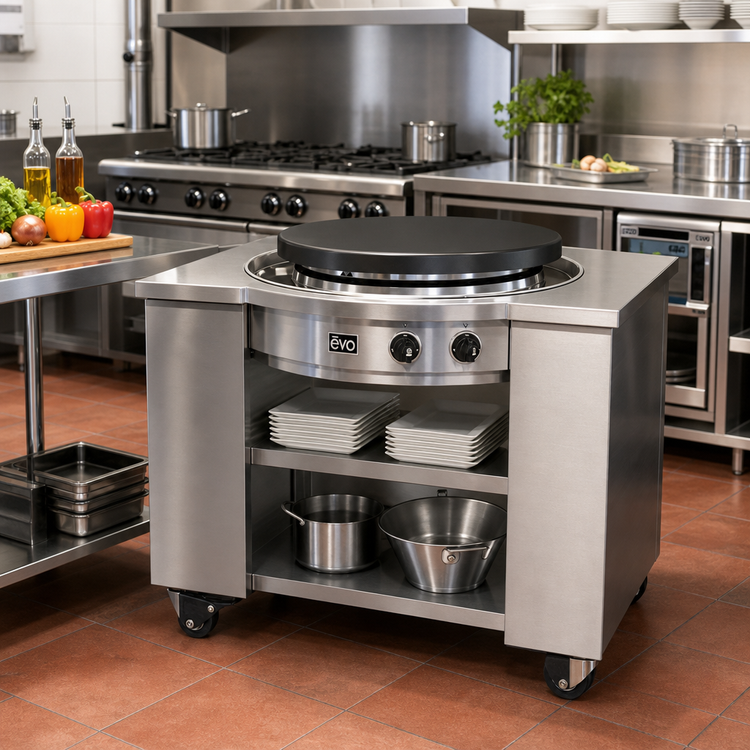 Product image #2 for Evo Affinity 30Gp DCS Freestanding Commercial Propane Display Cooking Station