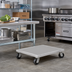 Thumbnail image #2 for Channel Manufacturing Solid Top Aluminum Mobile Dunnage Dolly, 28 x 24 x 8 Inches, 1,200 lb Capacity