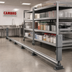 Thumbnail image #2 for Cambro Camshelving Premium Series High Density 14.5-Foot Raised Track Kit for 5 Mobile Units