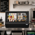 Thumbnail image #3 for KoolMore 35-Inch Countertop Self-Service Refrigerated Display Case with Sliding Glass Doors, Black