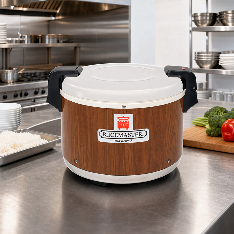 Product image #2 for RiceMaster 18 Qt Woodgrain Electric Countertop Rice Warmer, 120V