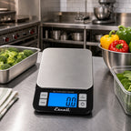 Thumbnail image #3 for CFS Brands Escali SCDGN15BK High-Sensitivity Digital Portion Control Food Scale, 15 lb Capacity, Black, Stainless Steel Platform Case of 12