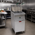 Thumbnail image #2 for Omcan 40 lb. Electric Floor Fryer with Stainless Steel Pot, 14 kW, 240V/3-Phase