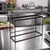 Thumbnail image #3 for American Metalcraft Twilight Black Metal Rectangular Buffet Riser Stand