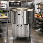 Thumbnail image #2 for Jade Range (Middleby) Titan JTRG-48G 67-Inch Natural Gas Rotating Tortilla Griddle with Gutter, 5/8-Inch Steel Plate