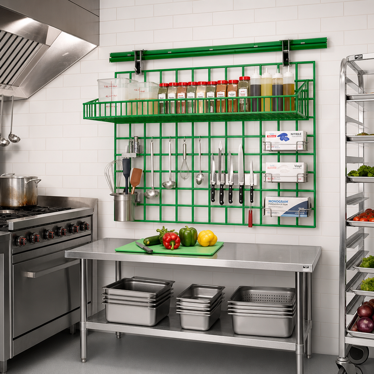 Product image #2 for Metro SmartWall Standard Duty Wall-Mounted Task Station Starter Unit