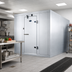 Thumbnail image #2 for AmeriKooler Quick Ship Indoor Walk-In Cooler with Floor and Remote R-448A Refrigeration, Nominal 6' x 12', 7'-7