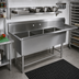 Thumbnail image #2 for John Boos Pro-Bowl 3-Compartment Sink with Right Drainboard, 20