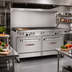 Thumbnail image #2 for Southbend Ultimate 60-Inch Gas Restaurant Range with 5 Burners, 24-Inch Griddle, Standard Oven and Convection Oven