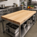 Thumbnail image #2 for Boos Block Edge Grain Maple Kitchen Countertop, 84 x 32 x 1-1/2 Inch, Penetrating Oil Finish