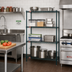 Thumbnail image #2 for Metro Super Erecta Metroseal 3 Add-On Wire Shelving Unit, 30 x 21 x 63 Inches, 4 Shelves