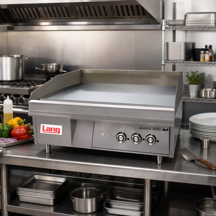 Product image #3 for Lang LG Series 48-Inch Countertop Gas Griddle with 1-Inch Chrome Plate