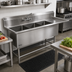Thumbnail image #2 for John Boos Pro-Bowl 3-Compartment Sink with Right Drainboard, 20 x 20 x 14-Inch Bowls