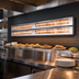 Thumbnail image #2 for Hatco Glo-Ray Lighted Dual Infrared Strip Heater, 144 Inch Wide, Aluminum, 6 Inch Spacer