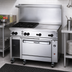 Thumbnail image #2 for Vulcan Endurance 48-Inch Gas Restaurant Range with 2 Open Burners, 36-Inch Griddle, and Standard Oven